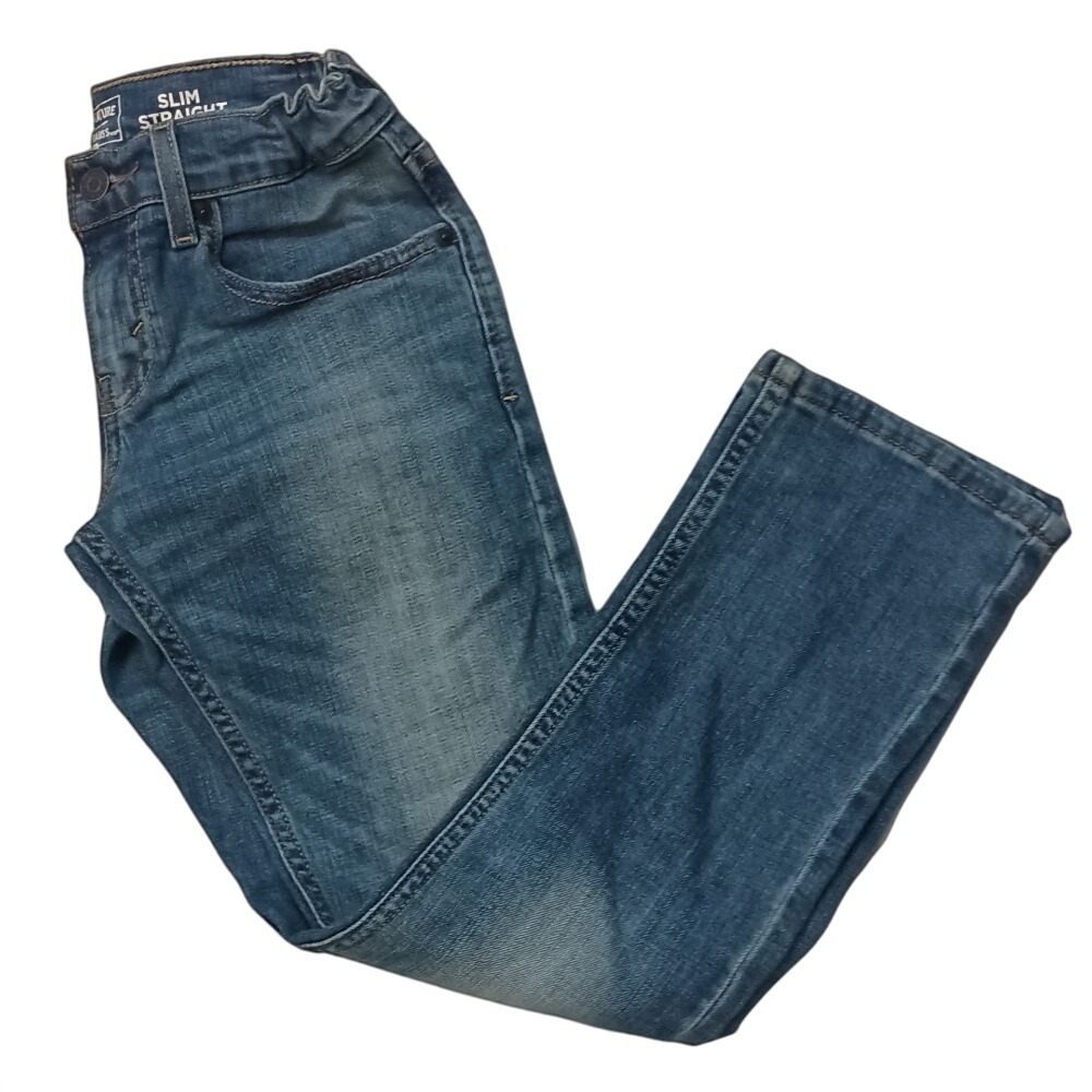 Signature‎ Levi Strauss Slim Straight Adjustable Waist Jeans SKOK080